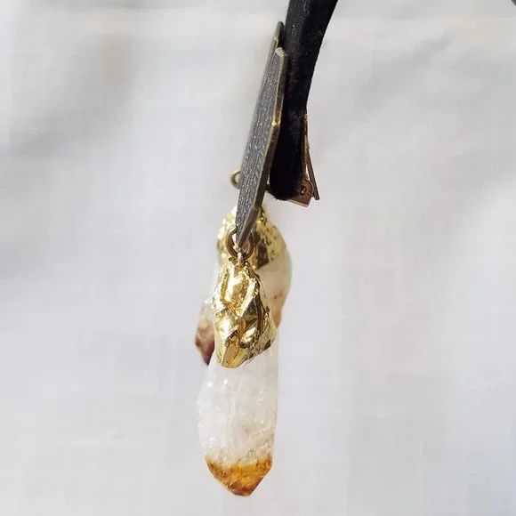 Karen Roache Unique Chinese Good Luck Crystal Clip-on Earrings - Picture 5 of 15